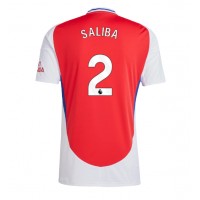 Arsenal William Saliba #2 Hjemmedrakt 2024-25 Kortermet